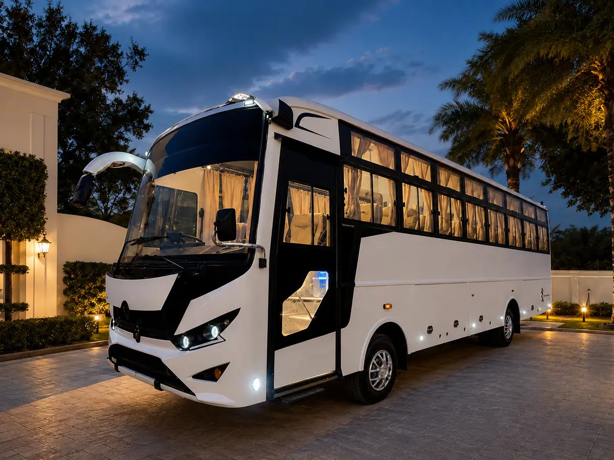 35 seater AC bus rental in Bangalore by Yatra Tours